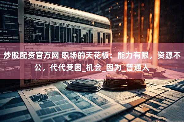炒股配资官方网 职场的天花板：能力有限，资源不公，代代受困_机会_因为_普通人